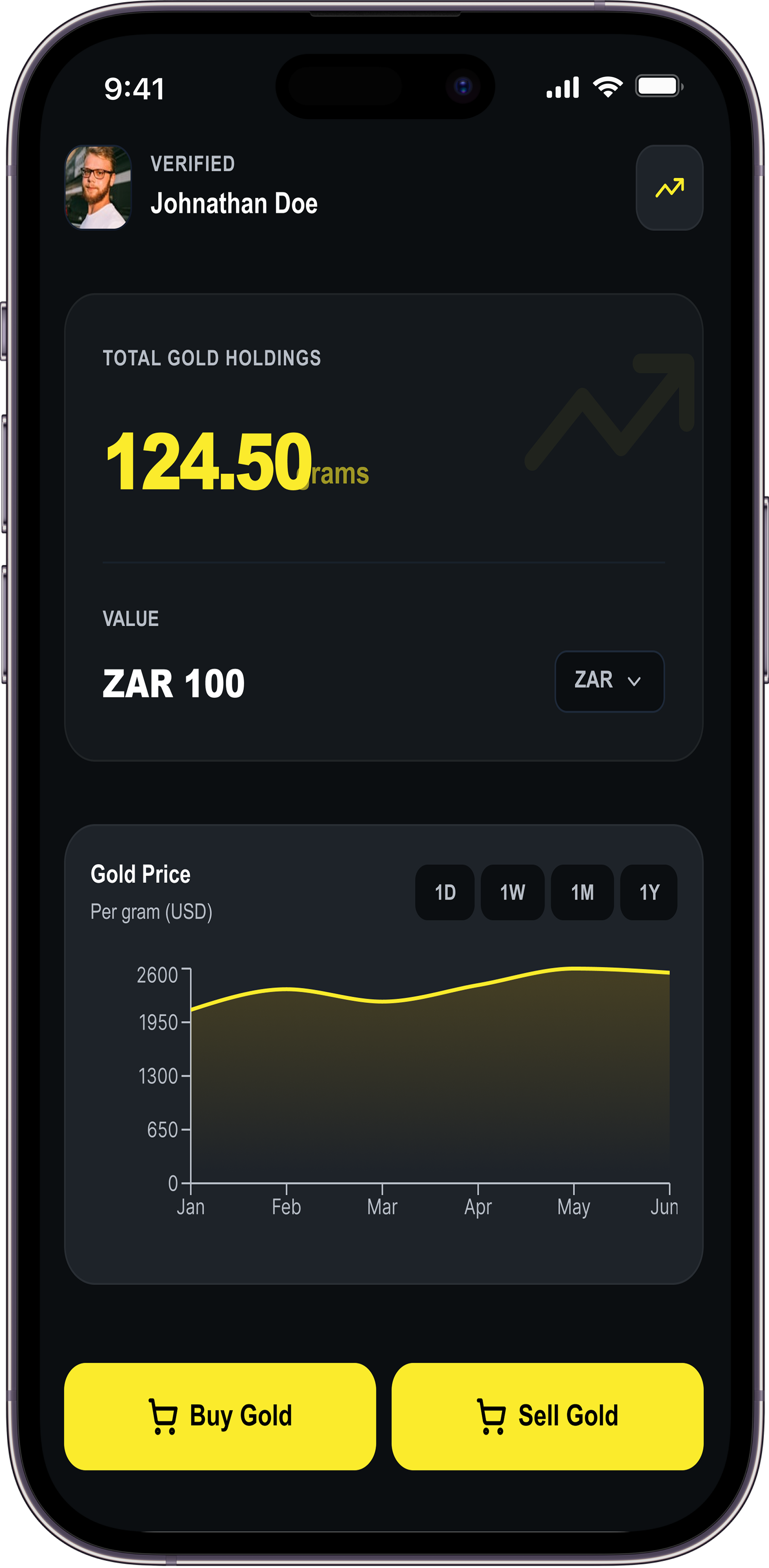 iOS app preview